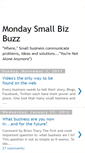 Mobile Screenshot of mondaysmallbizbuzz.blogspot.com