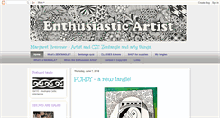 Desktop Screenshot of enthusiasticartist.blogspot.com