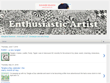 Tablet Screenshot of enthusiasticartist.blogspot.com