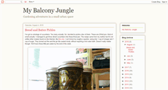 Desktop Screenshot of mybalconyjungle.blogspot.com