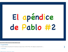 Tablet Screenshot of elapendicedepablo2.blogspot.com