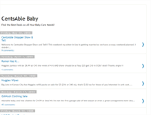 Tablet Screenshot of centsablebaby.blogspot.com