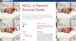 Desktop Screenshot of nicuaparentssurvivalguide.blogspot.com