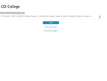 Tablet Screenshot of cdi-college.blogspot.com