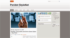 Desktop Screenshot of peridotgems.blogspot.com