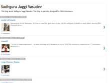 Tablet Screenshot of about-sadhguru.blogspot.com