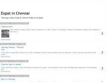 Tablet Screenshot of expatinchennai.blogspot.com