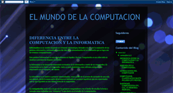 Desktop Screenshot of entrandoalacomputadora.blogspot.com