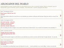 Tablet Screenshot of ablogadosdeldiablo.blogspot.com