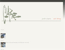 Tablet Screenshot of joshuaclare.blogspot.com