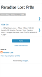 Mobile Screenshot of paradiselostporn.blogspot.com