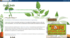 Desktop Screenshot of ciudadjardinecologia.blogspot.com