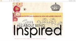 Desktop Screenshot of allaboutbeinginspired.blogspot.com