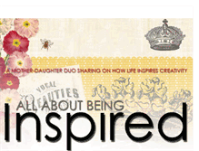 Tablet Screenshot of allaboutbeinginspired.blogspot.com