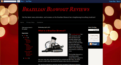 Desktop Screenshot of brazilianblowoutreviews.blogspot.com