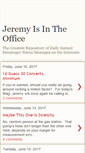 Mobile Screenshot of jeremyisintheoffice.blogspot.com