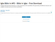 Tablet Screenshot of igbobible.blogspot.com