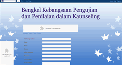 Desktop Screenshot of bengkelpengujiandanpenilaian.blogspot.com