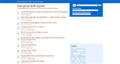 Desktop Screenshot of campionisportivi.blogspot.com