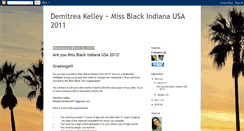 Desktop Screenshot of missblackindianausa2011.blogspot.com