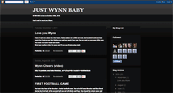 Desktop Screenshot of justwynnbaby.blogspot.com