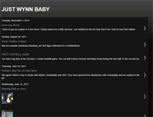 Tablet Screenshot of justwynnbaby.blogspot.com