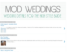 Tablet Screenshot of modweddings.blogspot.com