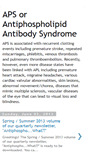 Mobile Screenshot of antiphospholipidantibody.blogspot.com
