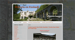 Desktop Screenshot of historiaeneuskadi.blogspot.com