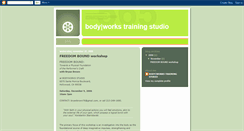 Desktop Screenshot of bodyworkstraining.blogspot.com