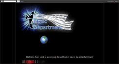 Desktop Screenshot of musicdepartement.blogspot.com