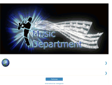 Tablet Screenshot of musicdepartement.blogspot.com