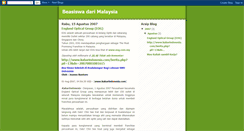 Desktop Screenshot of beasiswamalaysia.blogspot.com