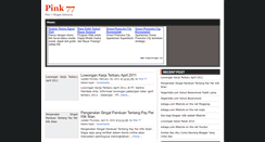 Desktop Screenshot of pink-77.blogspot.com