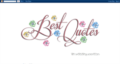 Desktop Screenshot of bestquotesfb.blogspot.com
