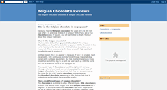 Desktop Screenshot of belgian-chocolate-reviews.blogspot.com