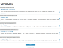 Tablet Screenshot of centralsense.blogspot.com