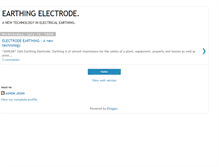 Tablet Screenshot of electrodeearthing.blogspot.com