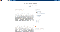 Desktop Screenshot of academic-papers.blogspot.com