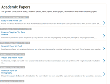 Tablet Screenshot of academic-papers.blogspot.com