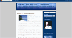 Desktop Screenshot of comunicazionepersuasiva.blogspot.com