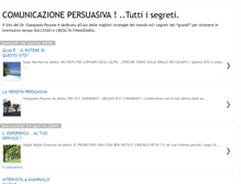 Tablet Screenshot of comunicazionepersuasiva.blogspot.com