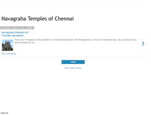 Tablet Screenshot of navagrahachennai.blogspot.com