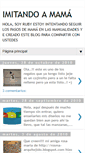 Mobile Screenshot of imitando-a-mama.blogspot.com