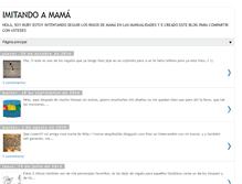 Tablet Screenshot of imitando-a-mama.blogspot.com