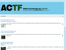 Tablet Screenshot of ampascoordinadasdetenerife.blogspot.com