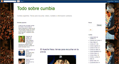 Desktop Screenshot of cumbiaycumbia.blogspot.com