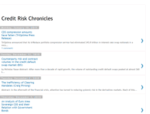 Tablet Screenshot of creditriskchronicles.blogspot.com