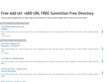 Tablet Screenshot of free-addurl.blogspot.com