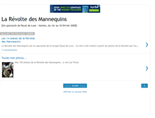 Tablet Screenshot of larevoltedesmannequins.blogspot.com